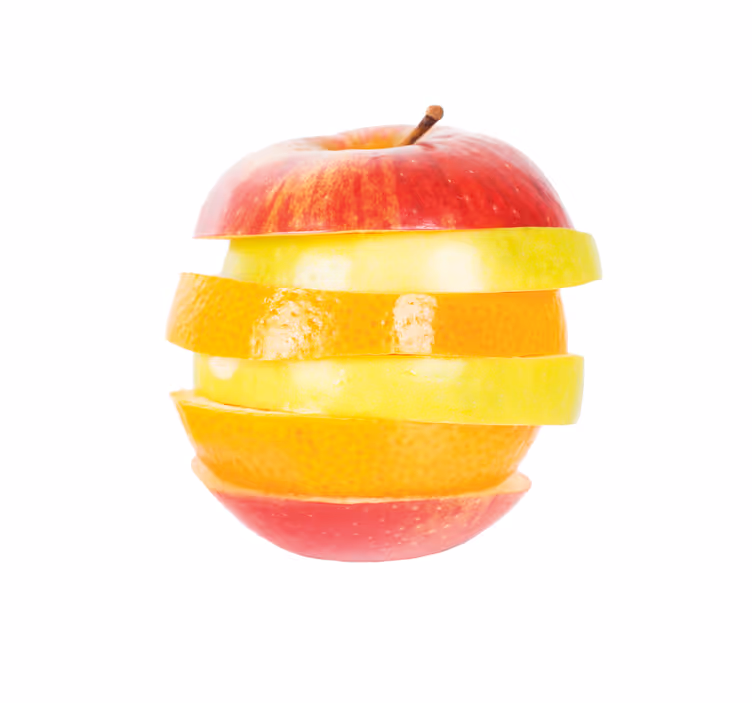 Rulou geam bucătărie măr tăiat - TenStickers
