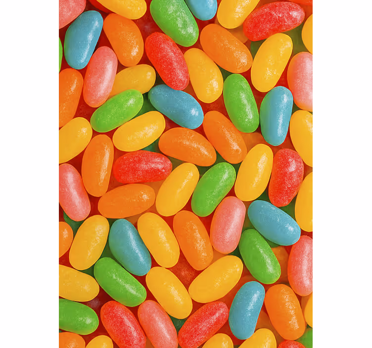 Rulou geam bucătărie jeleuri colorate - TenStickers