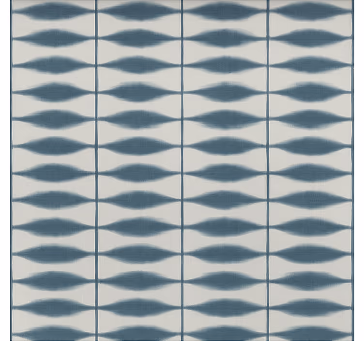 Rulou geam baie denim shibori - TenStickers