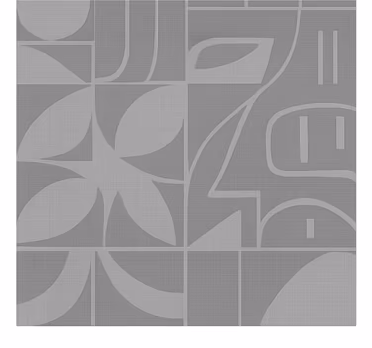 Rulou geam gri model modern abstract - TenStickers