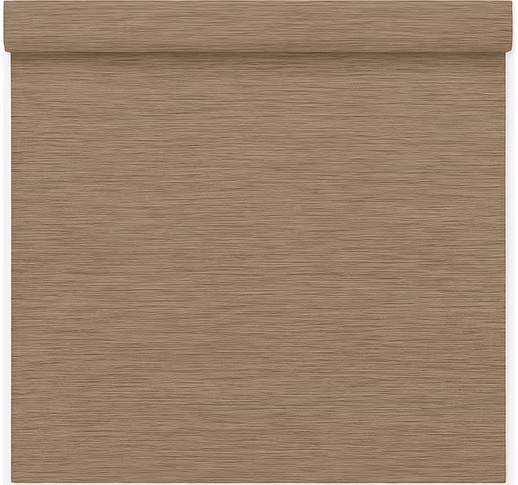 Rulou geam salon material textil maro minimalist - TenStickers