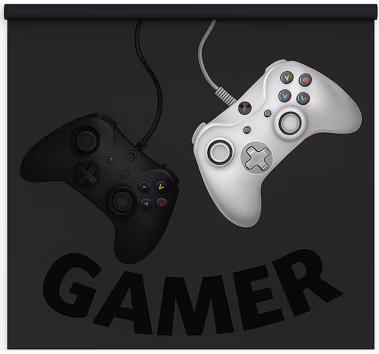 Jaluzele cu rolete Geek controlere originale oscilante - TenStickers