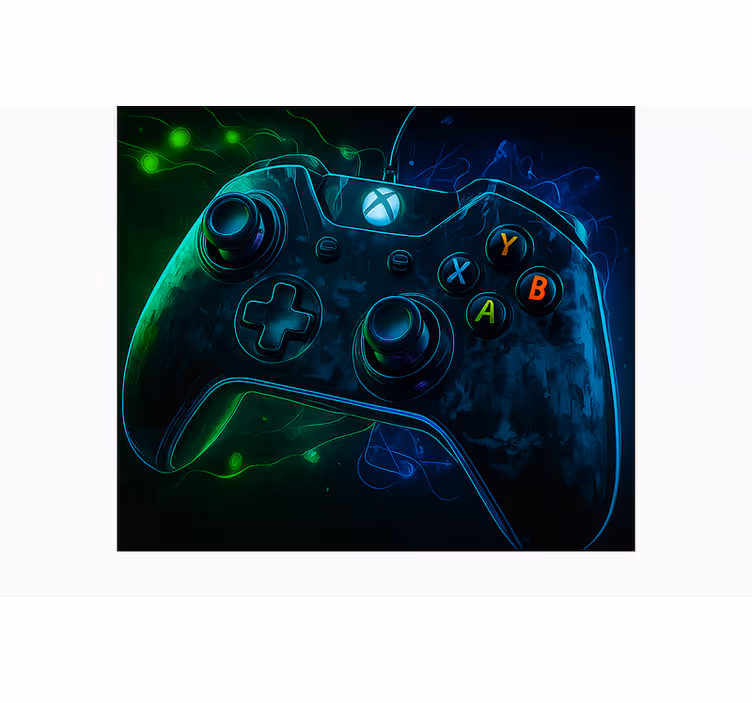 Jaluzele cu rolete Geek controler intergalactic strălucitor - TenStickers