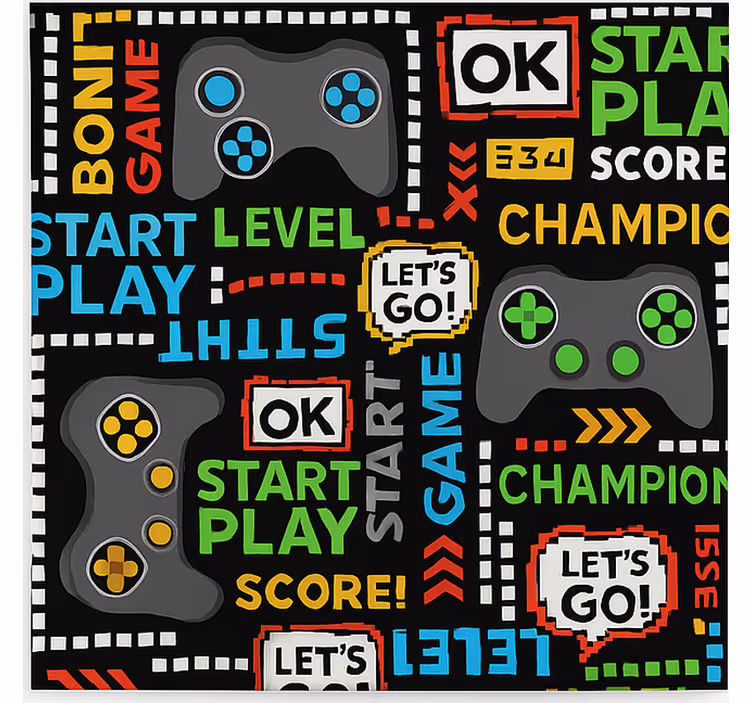Jaluzele cu rolete Geek joc de nivel superior - TenStickers