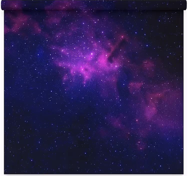 Rulou geam tineret stea galactică violetă - TenStickers
