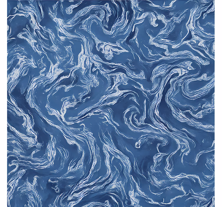 Rulou geam tineret abstract de marmură indigo - TenStickers