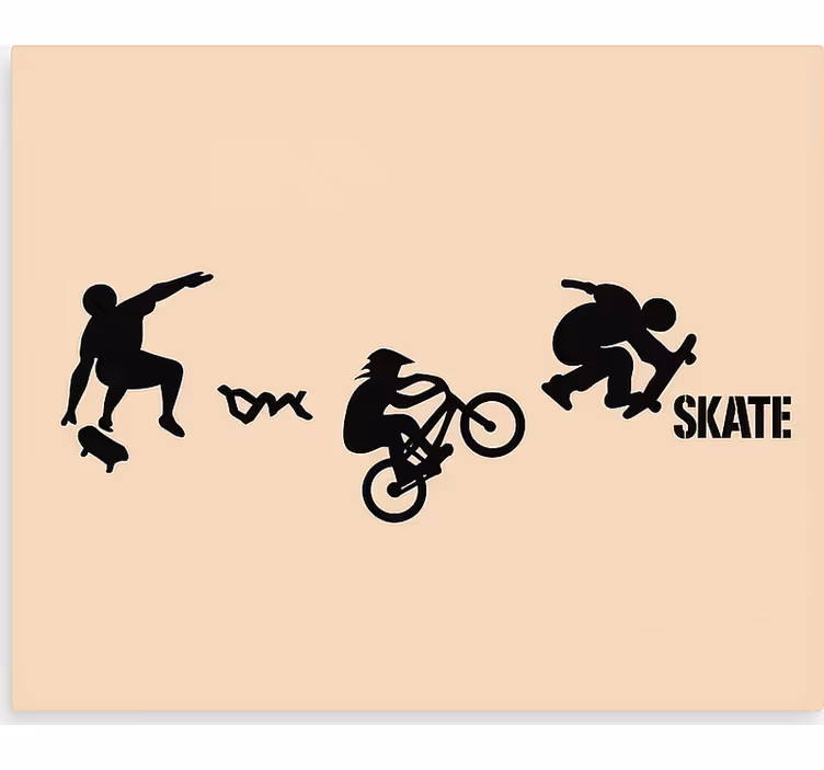 Rulou geam tineret patinaj bmx sport - TenStickers