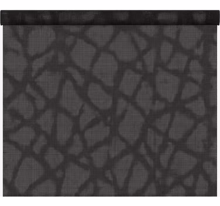 Rulou geam birou transparent negru/gri - TenStickers