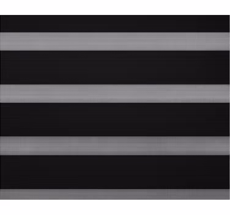 Rulou geam birou negru transparent cu dungi - TenStickers