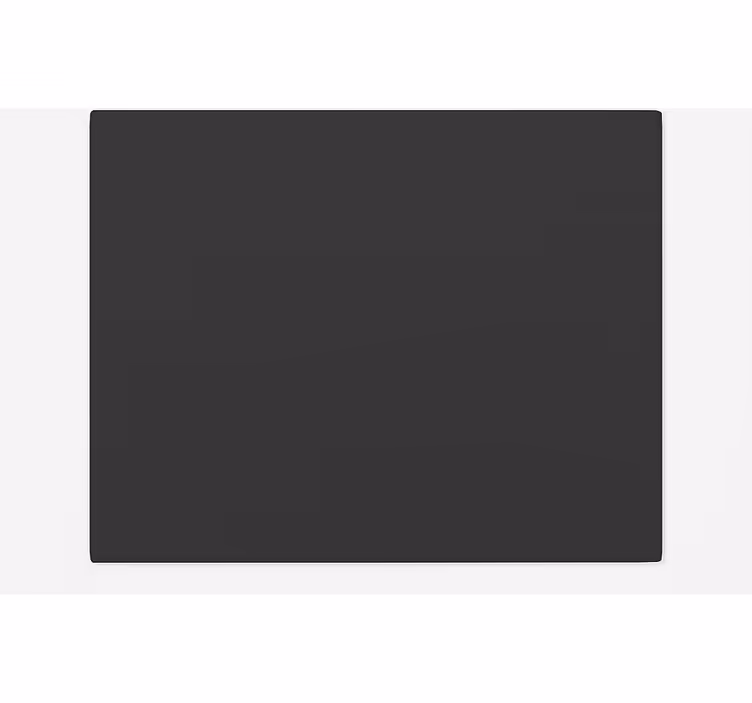 Rulou geam birou negru basic trendy - TenStickers