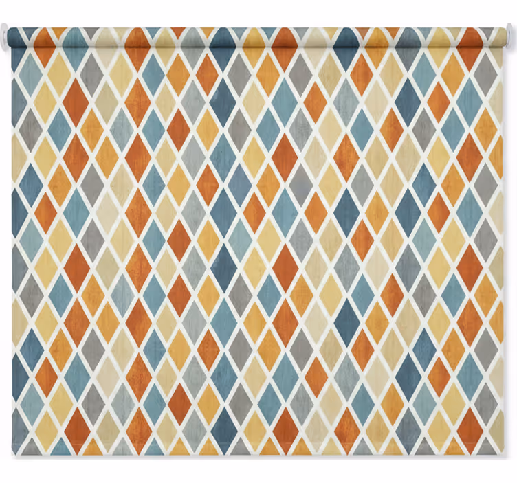 Rulou geam nordic cu diamante colorate în cascade - TenStickers