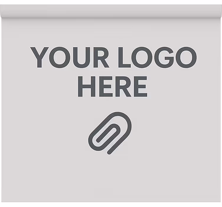 Rulou geam birou cu logo personalizat - TenStickers