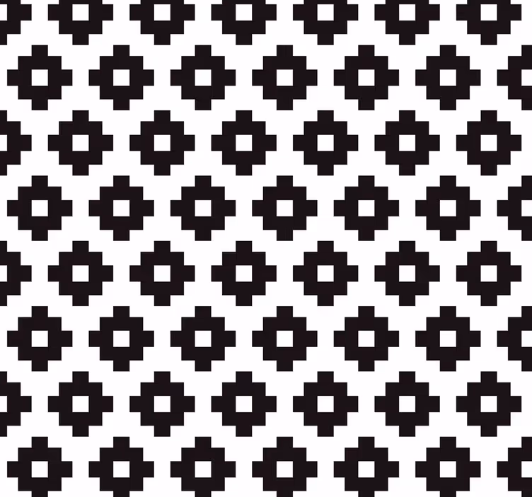 Rulou geam baie inspirație plăci geometrice - TenStickers