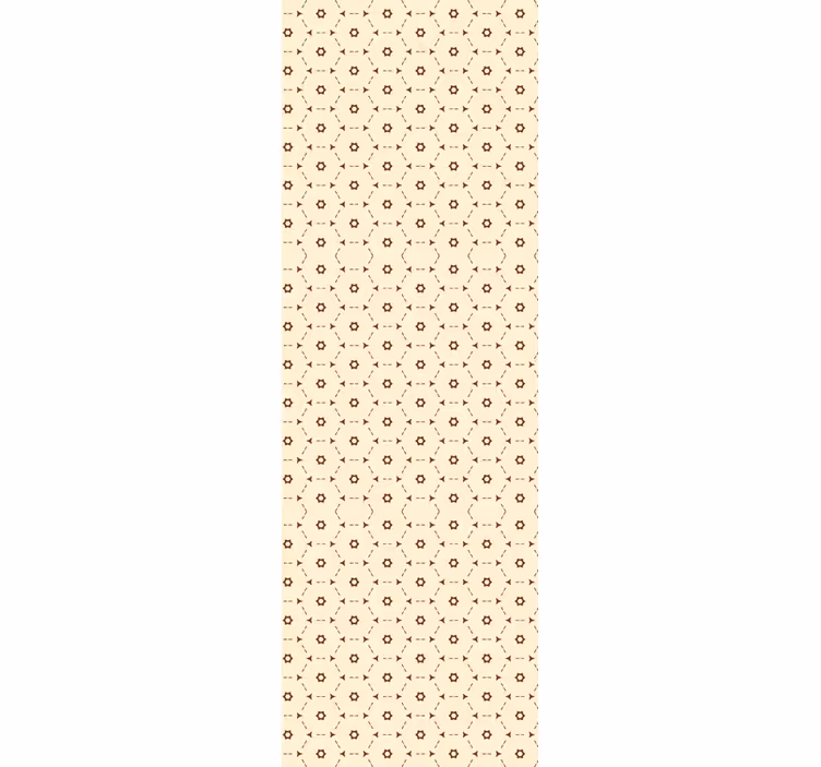Rulou geam birou model hexagonal abstract - TenStickers