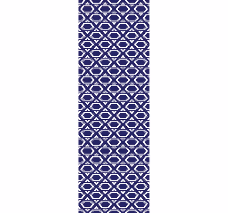 Rulou geam cantină forme geometrice hexagonale - TenStickers