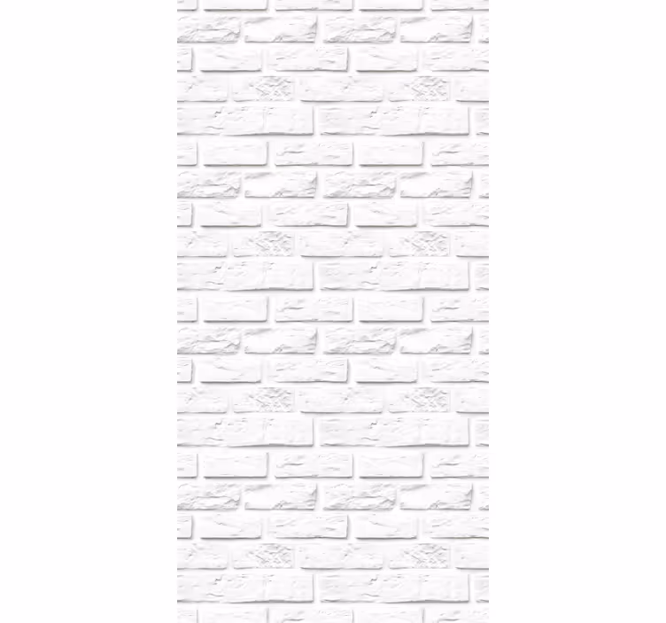 Rulou geam bucătărie cărămizi din piatră albă - TenStickers