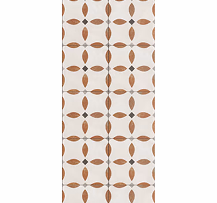 Rulou geam bucătărie motiv texturat geometric bej - TenStickers
