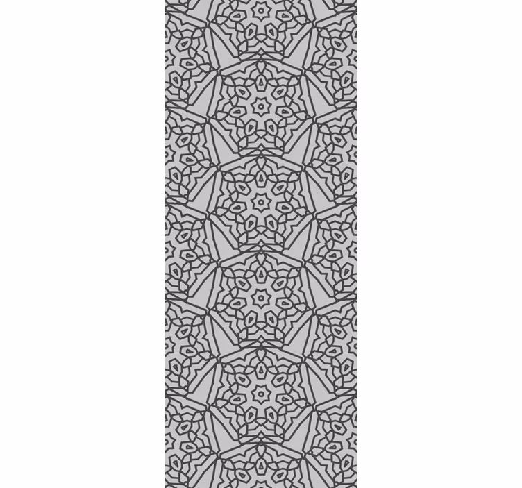 Rulou geam bucătărie stil plăci arabe abstracte - TenStickers