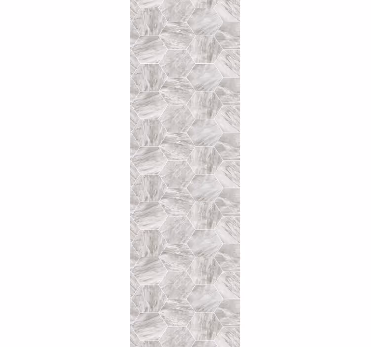Rulou geam cantină model hexagonal marmură aurie - TenStickers