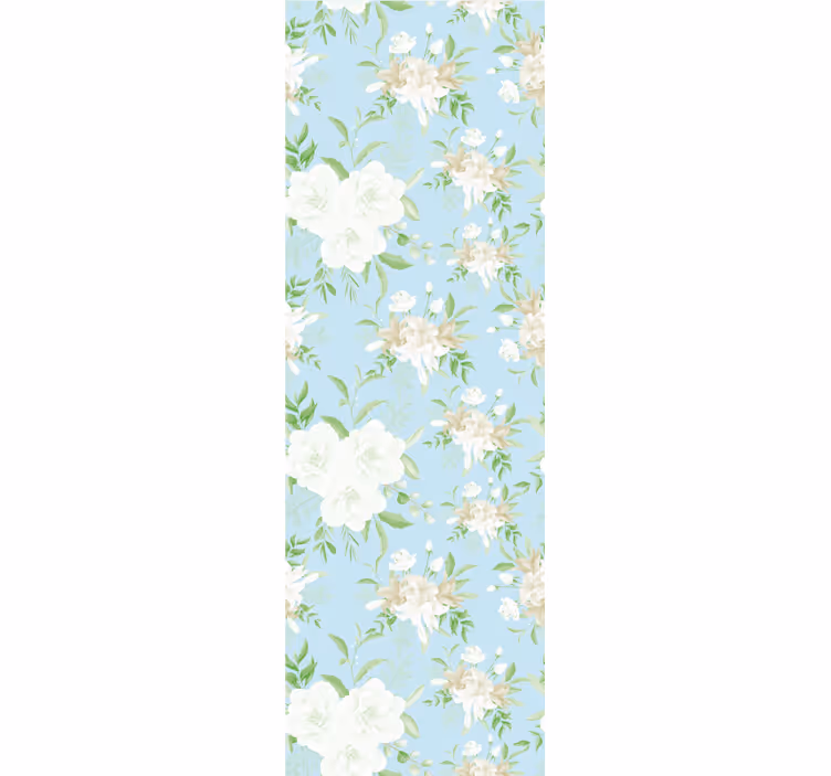 Rulou geam cantină stil floral sălbatic grandmillenial - TenStickers