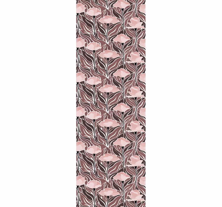 Rulou geam cantină model abstract vintage - TenStickers