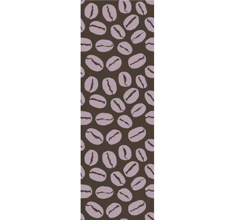 Rulou geam cantină boabe de cafea frumoase - TenStickers