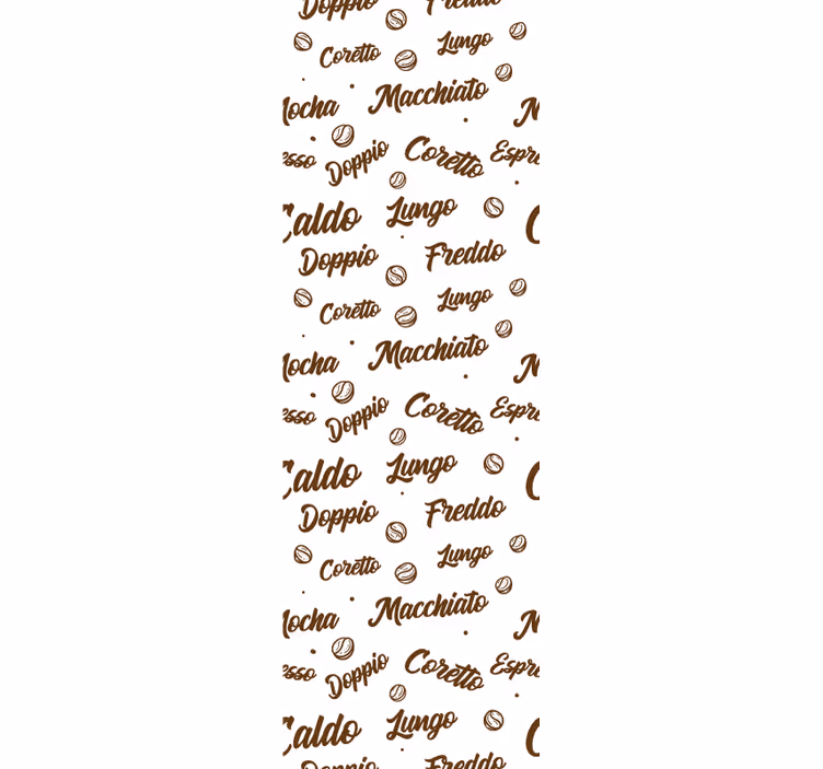 Rulou geam cantină cafea în fiecare zi - TenStickers