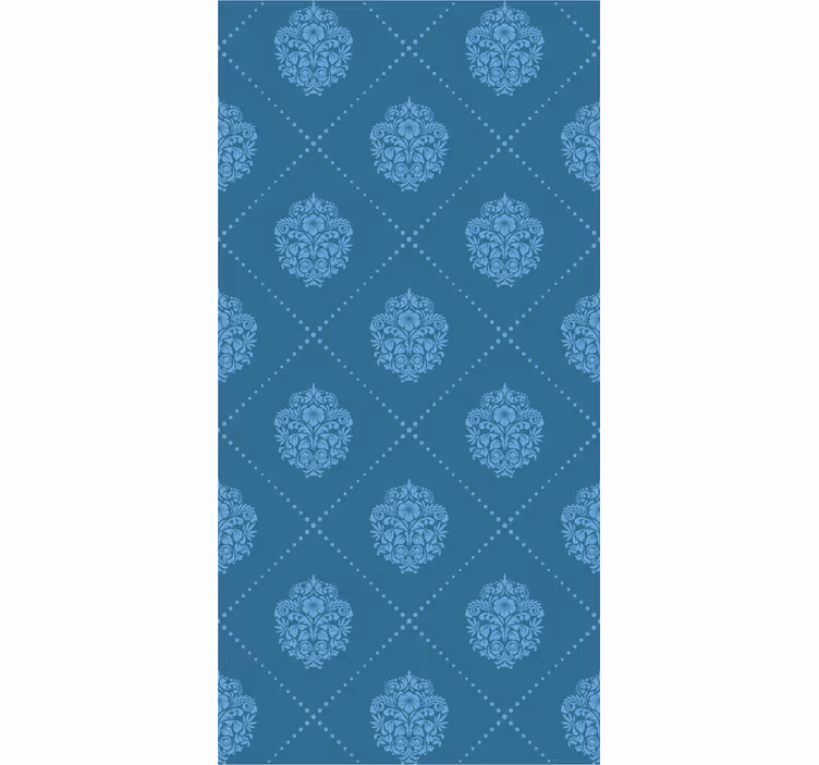 Rulou geam cantină model diamant floral - TenStickers