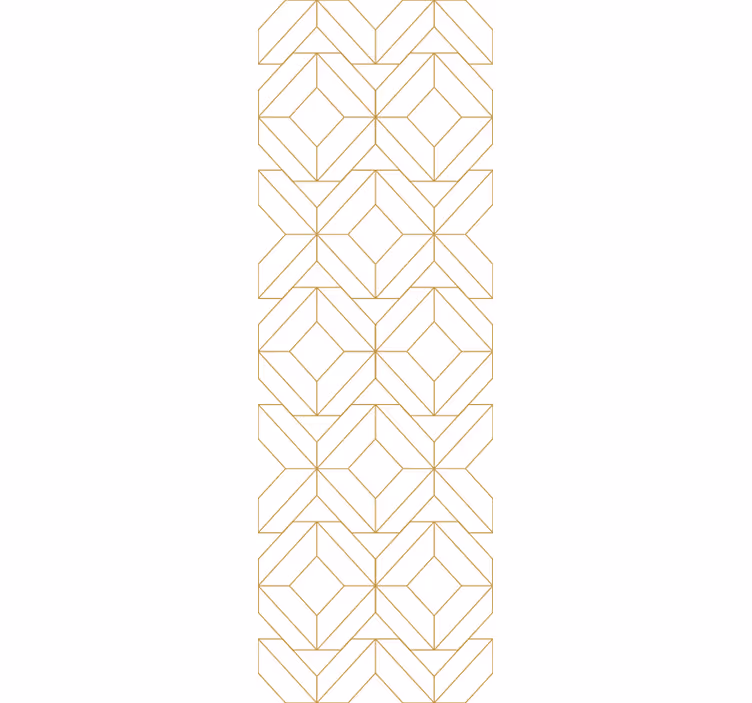 Rulou geam cantină cu modele geometrice moderne - TenStickers
