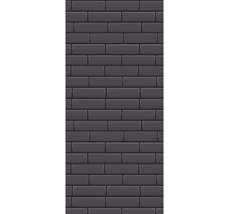 Rulou geam cantină textură bloc de beton - TenStickers