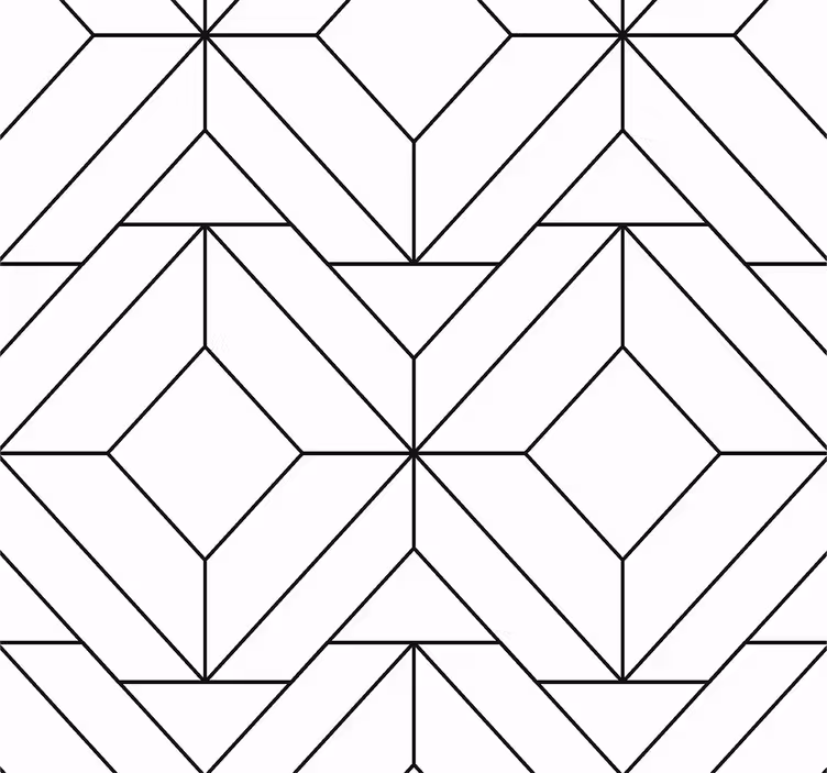 Rulou geam cantină cu motive geometrice nordice - TenStickers
