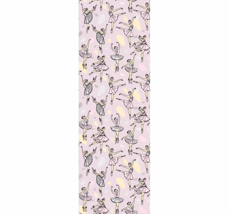 Rulou geam pentru copii balerina ballet - TenStickers