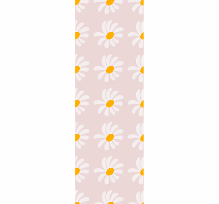 Rulou geam pentru copii ilustrație flori stil boho - TenStickers