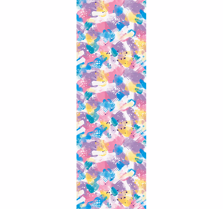 Rulou geam pentru copii cu culori pastelate - TenStickers