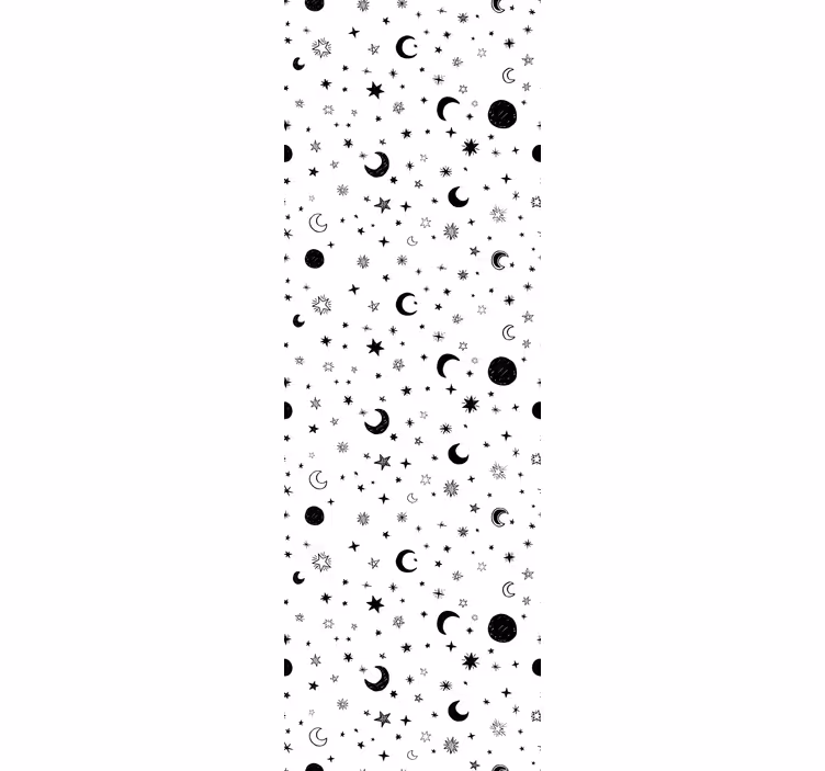 Rulou geam pentru copii univers cu stele - TenStickers
