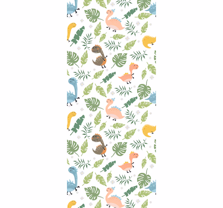 Rulou geam pentru copii culori pastel pădure - TenStickers
