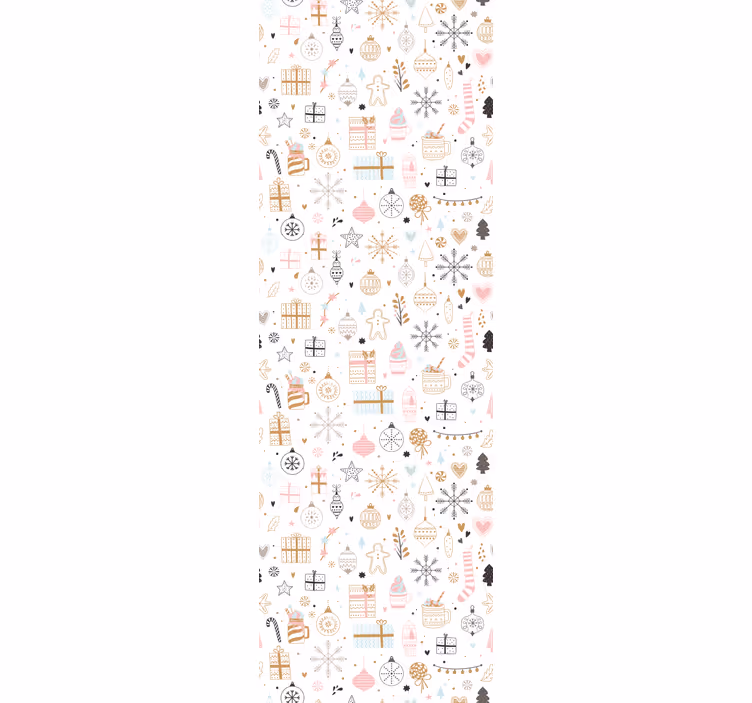 Rulou geam pentru copii model de crăciun - TenStickers