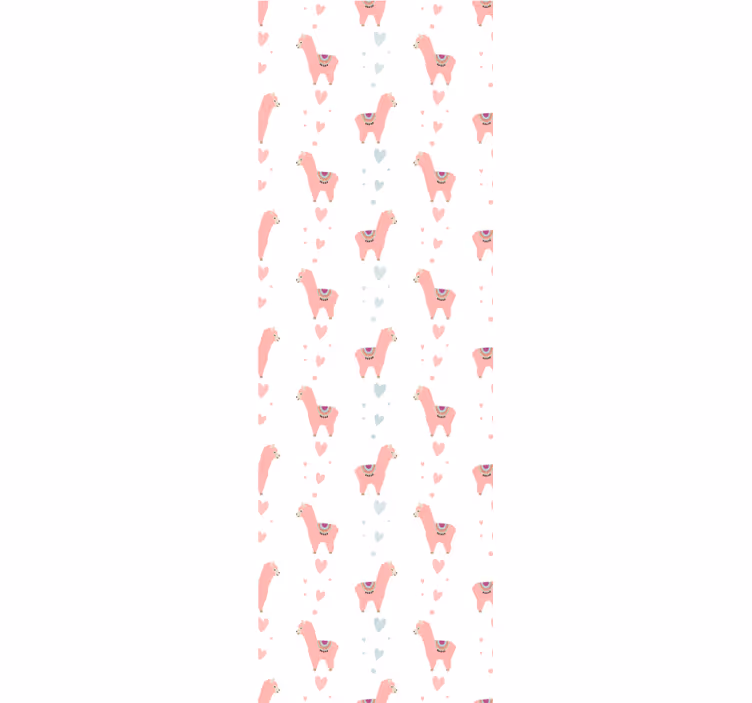 Rulou geam pentru copii cu model de lame roz - TenStickers
