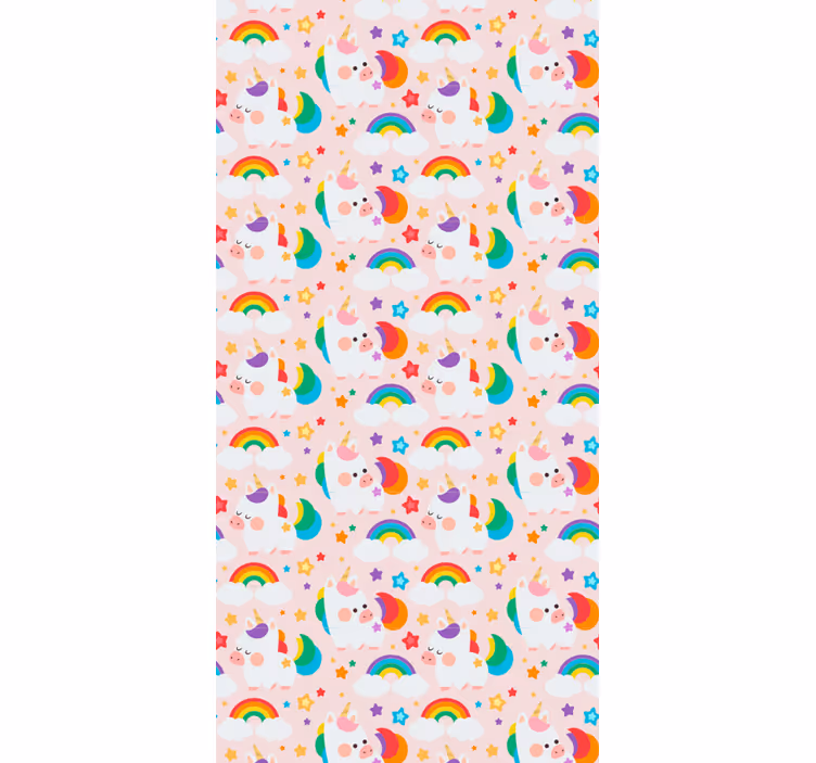 Rulou geam pentru copii cai colorați - TenStickers