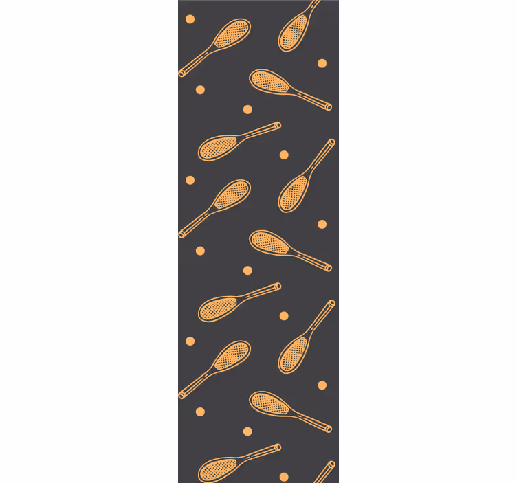 Rulou geam pentru copii rachete portocalii - TenStickers