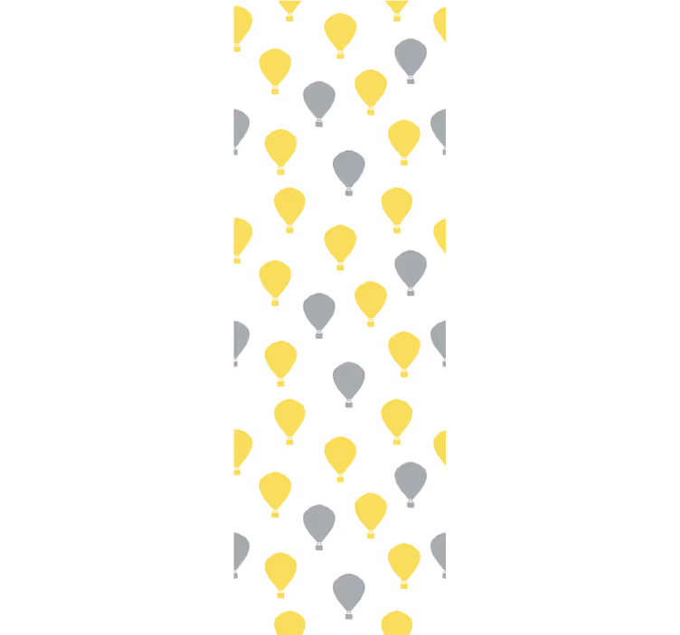 Rulou geam pentru copii cu balon cu aer cald pantone - TenStickers