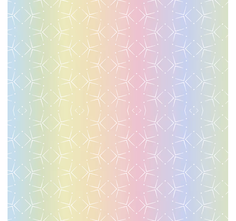Rulou geam pentru copii fundal curcubeu pastelat - TenStickers