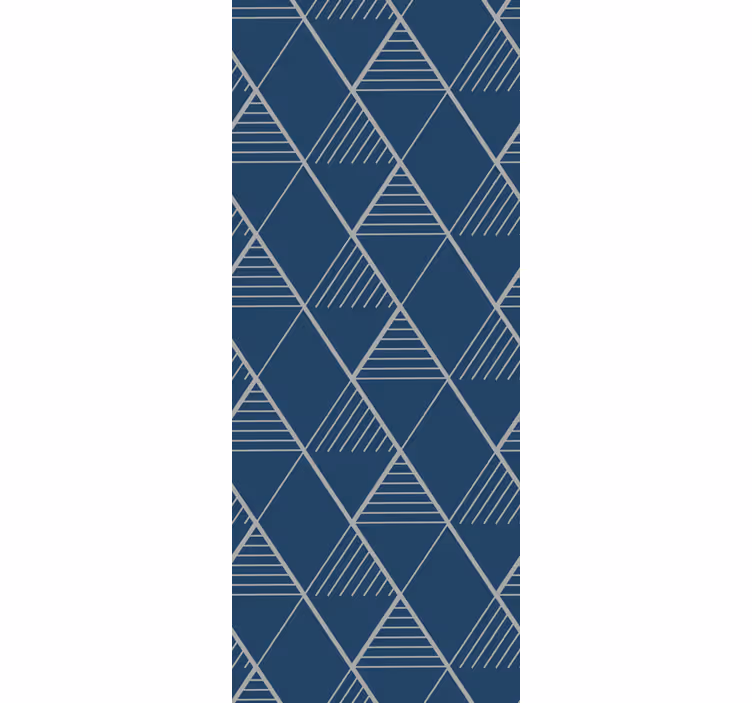 Rulou geam birou metalic geometric platinum - TenStickers