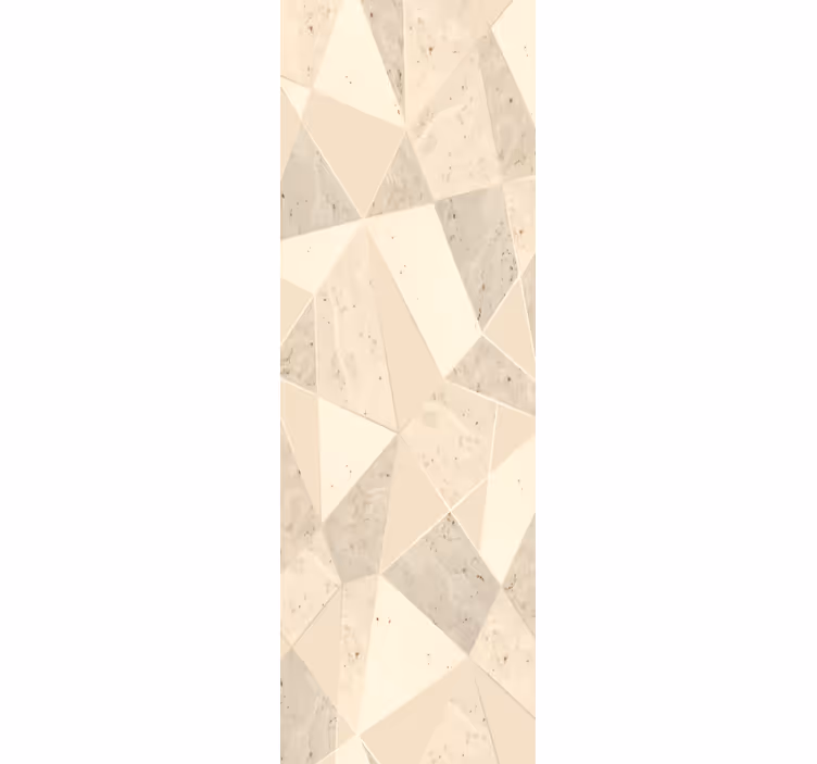 Rulou geam birou triunghiuri aurii 3d - TenStickers