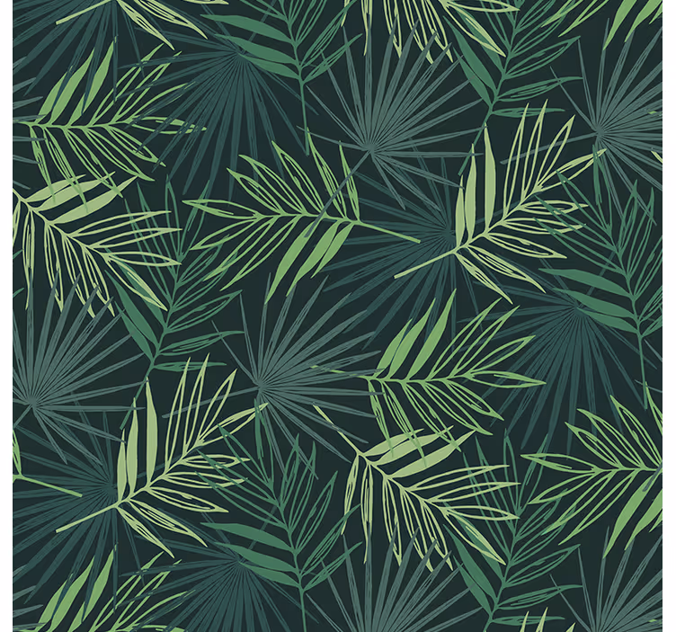 Rulou geam birou model amestec tropical - TenStickers