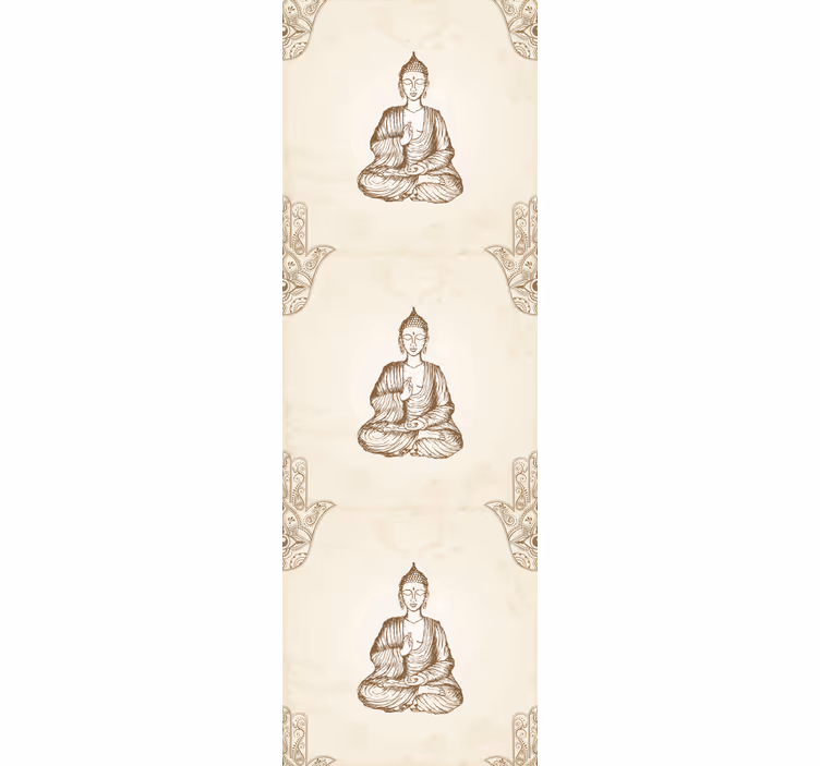 Rulou geam birou simbol mână hamsa buddha - TenStickers