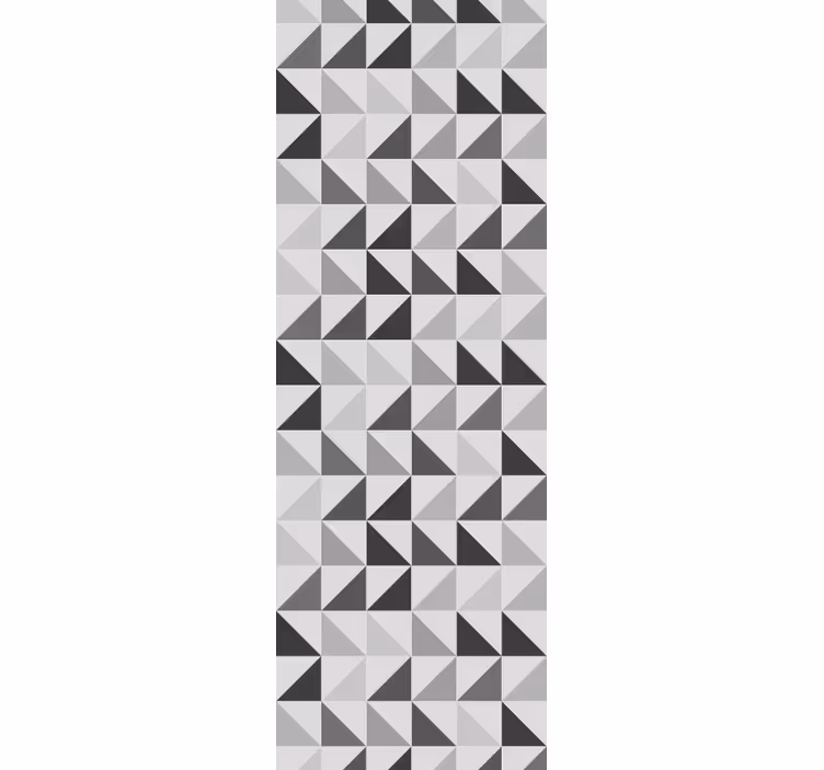 Rulou geam birou triunghiuri geometrice - TenStickers