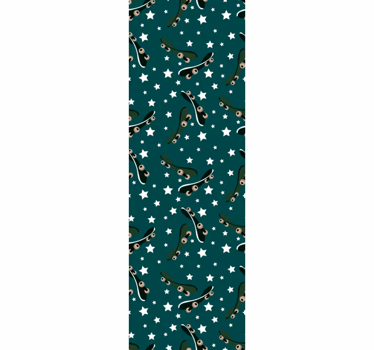 Rulou geam tineret skate și stele - TenStickers