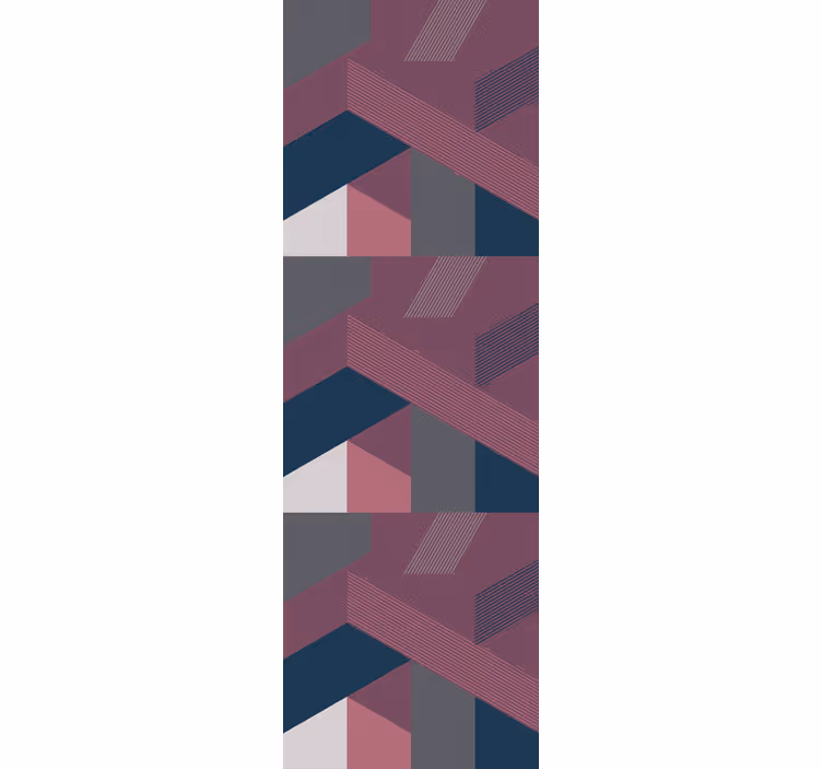 Rulou geam tineret forme geometrice eclectice - TenStickers