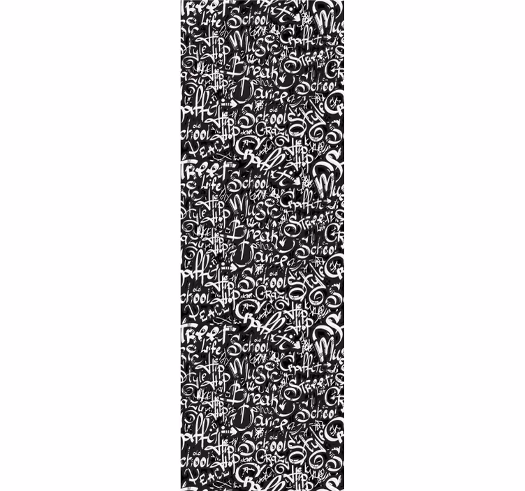 Rulou geam tineret design etichete graffiti - TenStickers